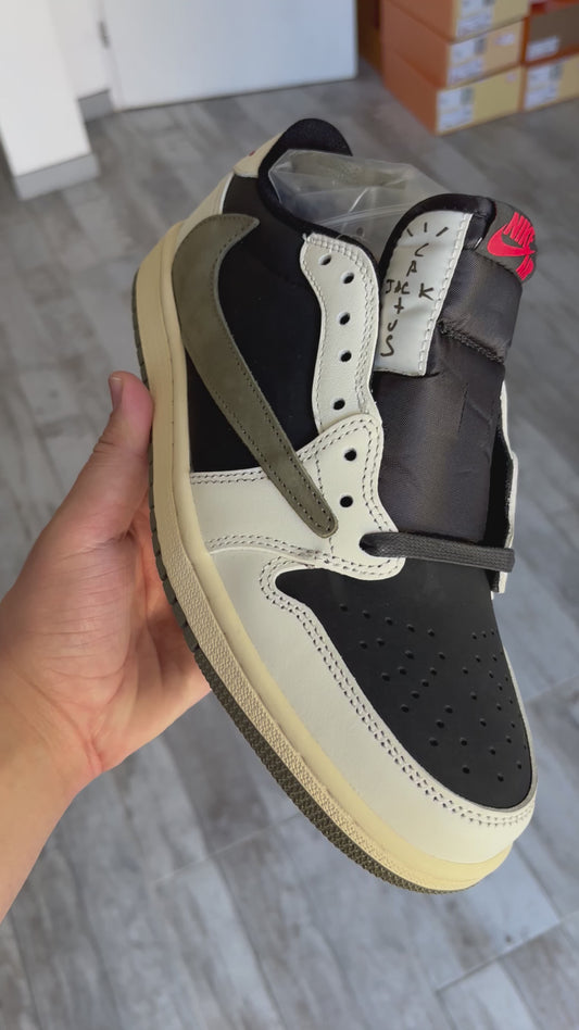 AIR JORDAN 1 TRAVIS SCOTT MEDIUM OLIVE